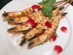 盐烤虎斑虾-川骄海鲜自助(亚运村店)