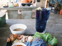-蝶豆花蓝面条