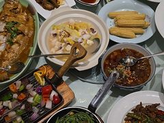 -海派美食·家宴海鲜青岛菜·石锅鲽鱼头(东方城店)