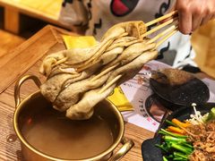 海鲜鱼饼汤-冰川延边料理·炭烤串(原小木屋店)