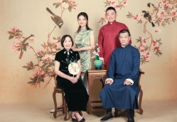 -时光纪亲子全家福照相馆(静安店母女写真父母纪念照)