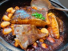 砂锅碟鱼头-双合园·海鲜水饺青岛菜(大尧三路店)