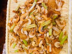 五花肉炒河虾-农厨好味·温泉鹅·农家菜