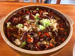 水煮肉片-俺家菜馆(百里峡店)