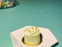 抹茶红豆蛋糕-sugarman espresso素饮糖人高新咖啡工厂