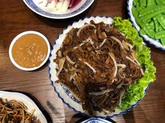 白灼羊毛肚-百花深处·老北京风味菜