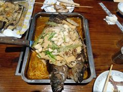 烤黑鱼-新疆烧烤王(广灵店)