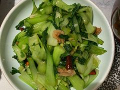 油渣炒四季青菜-望湘园·洞庭渔宴(永旺店)