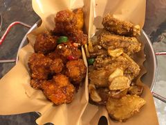 炸鸡翅一半一半-富乐满韩国正宗炸鸡韩国料理(虹泉路店)