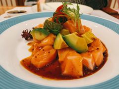 三文鱼牛油果沙拉-鹤菊怀石料理(江北店)