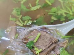 牛肉粉丝汤-胡记锅贴·沪上游子老鸭粉丝汤(太原路店)