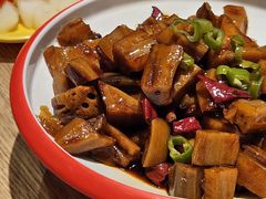 炝拌藕丁-肥三土菜馆(五四广场店)