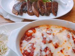 招牌西西里肉酱芝士烤饭-玛格萝妮比萨屋(四平店)