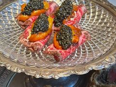 鱼子酱海胆生牛肉-壳里西餐厅Coquille Seafood Bistro(蒙自路店)