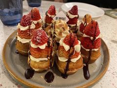 草莓忌廉华夫饼-BE BRIGHT KITCHEN(正佳广场店)