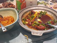 -海派美食·家宴海鲜青岛菜·石锅鲽鱼头(东方城店)