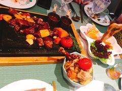 田园澳洲骰子牛肉-蜜桃花开·中西融合菜E&W(南长街店)