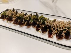 芒种虾皮拌烧椒皮蛋-船歌·鱼水饺青岛菜(恒隆广场店)