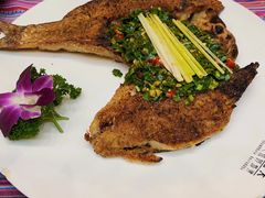 傣家香茅草烤鲈鱼-香巴拉云南餐厅(华莱坞店)