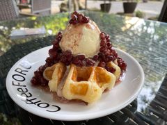 红豆冰沙淇淋松饼-旧雨咖啡·CoffeeFORU(黄村奥体店)