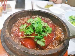 石锅东坡酒香肉-久宴·天目湖大鱼头(恐龙园店)