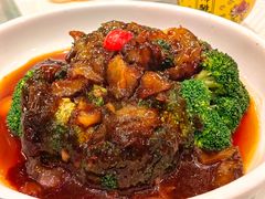 翡翠鲍汁扒海参-江南村酒家
