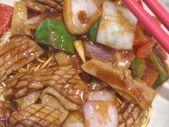 酱爆腰花拌面-鲁达面馆本帮风味(共康东路店)
