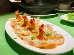 蒜蓉粉丝蒸开边虾-百味馆·粤菜·湛江菜(后海花园店)
