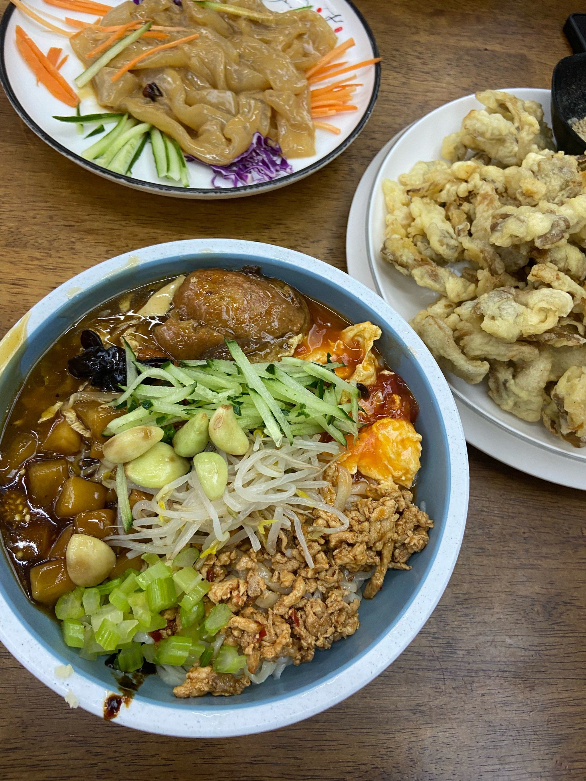 卤味拼盘尝鲜 打卤面