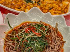 韭菜腰丝-洪霞餐馆·川菜·鲜货现炒(两江春城店)