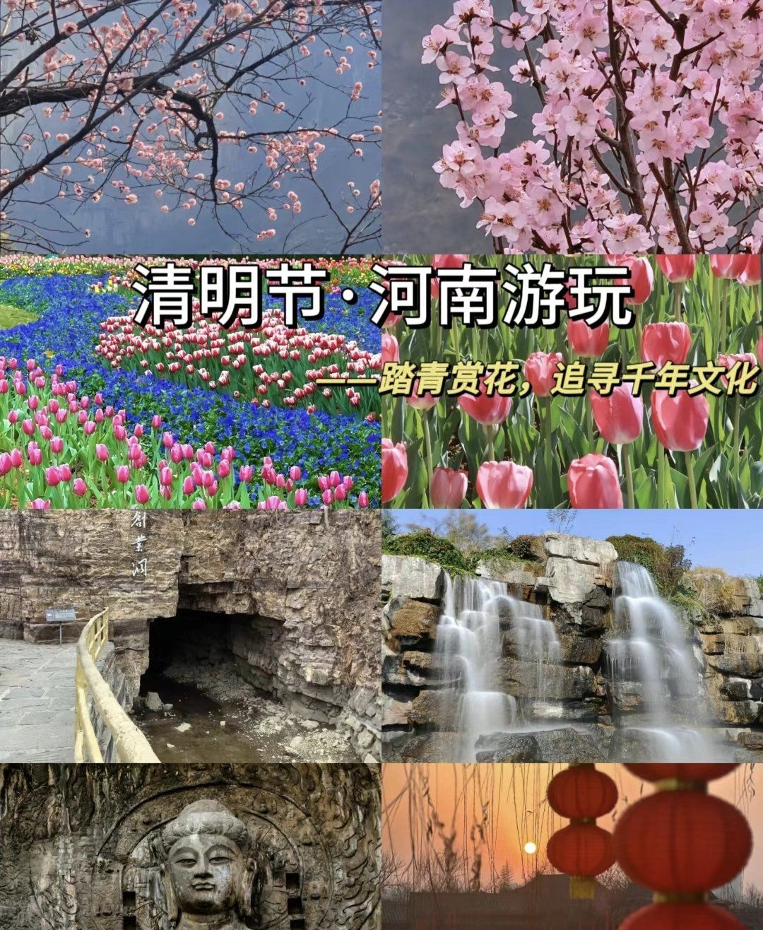 清明节河南游玩:踏青赏花,追寻千年文化