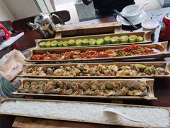自助取餐区-胡须哥网红竹筒菜