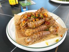 椒盐皮皮虾-坛南湾农家乐·海鲜楼·大排档(平潭坛南湾店)