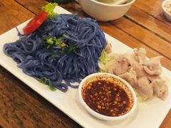 -蝶豆花蓝面条