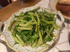 虾酱空心菜-十面欢腾·海鲜面·台式Bistro(长乐路店)