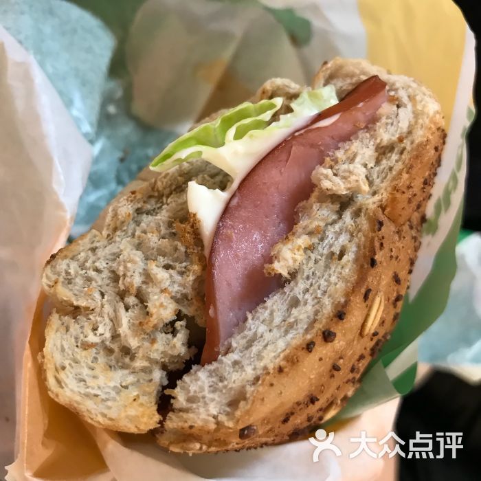 赛百味(北京apm店)芝士火腿三明治图片 - 第3张