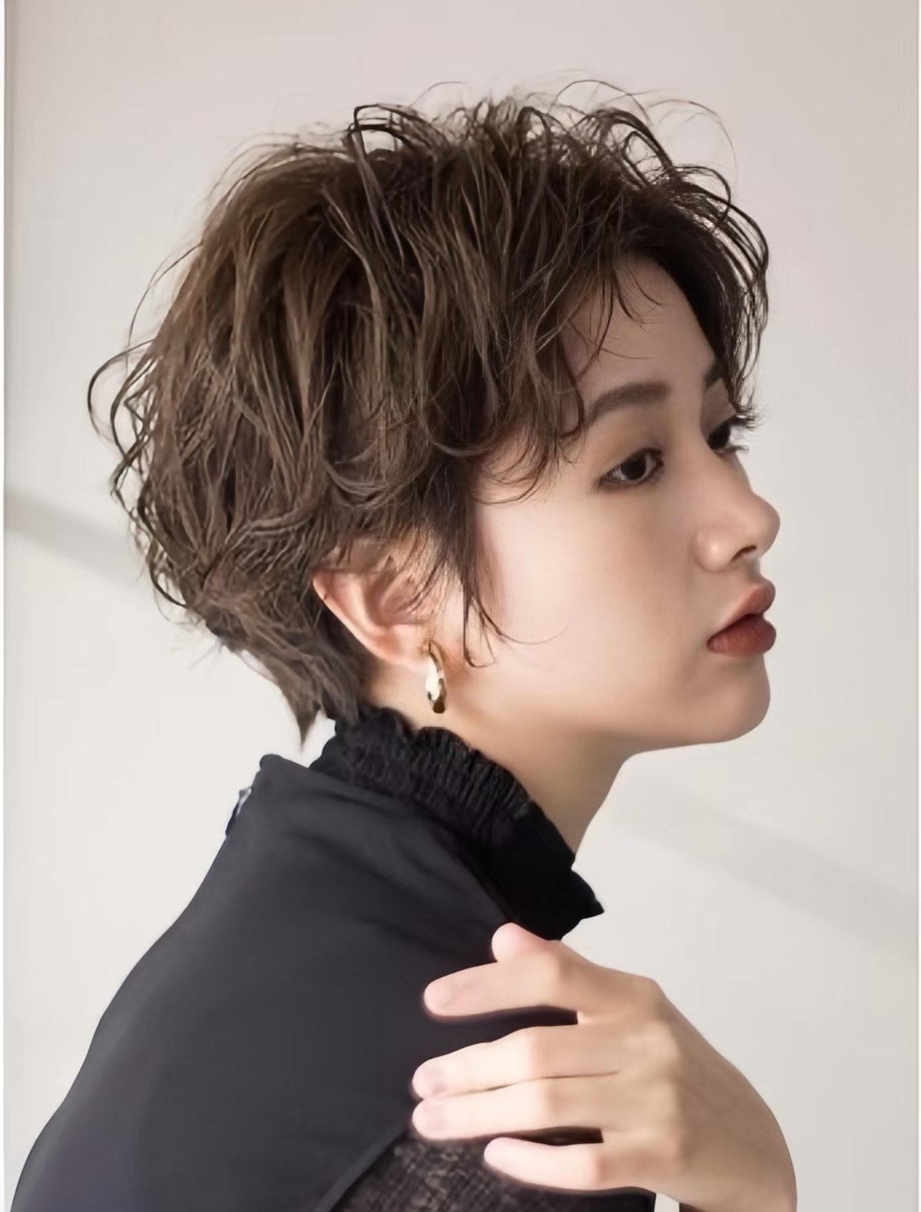 日系凌乱感短发 #日系发型 #女士短发