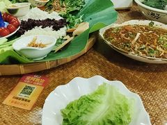 -沐毫傣泐云南菜孔雀宴•手抓饭傣味烧烤(曼听公园店)