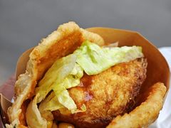-小红车炸蛋葱油饼