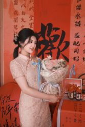 -桃子造型婚纱礼服(凤起广场店)