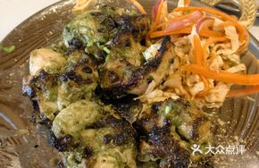 Indian Green Sauce Grilled Chicken
