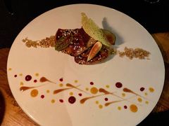 香煎鸭肝配核桃碎热情果及树莓汁-AZUL by FUEL蓝色·法式酒馆(琶醍店)