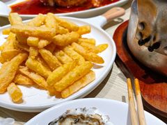 蛋黄焗南瓜-小船渔村•大连菜•大连焖鱼(黄河路店)