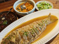 黄河大鲤鱼-食欲老院子荆芥疙瘩汤(经五路店)