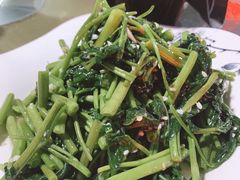 蒜泥空心菜-红烧鱼头·杭帮菜·特色烧烤