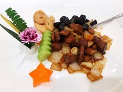 黑蒜爆和牛粒-海逸海鲜酒家(古北店)