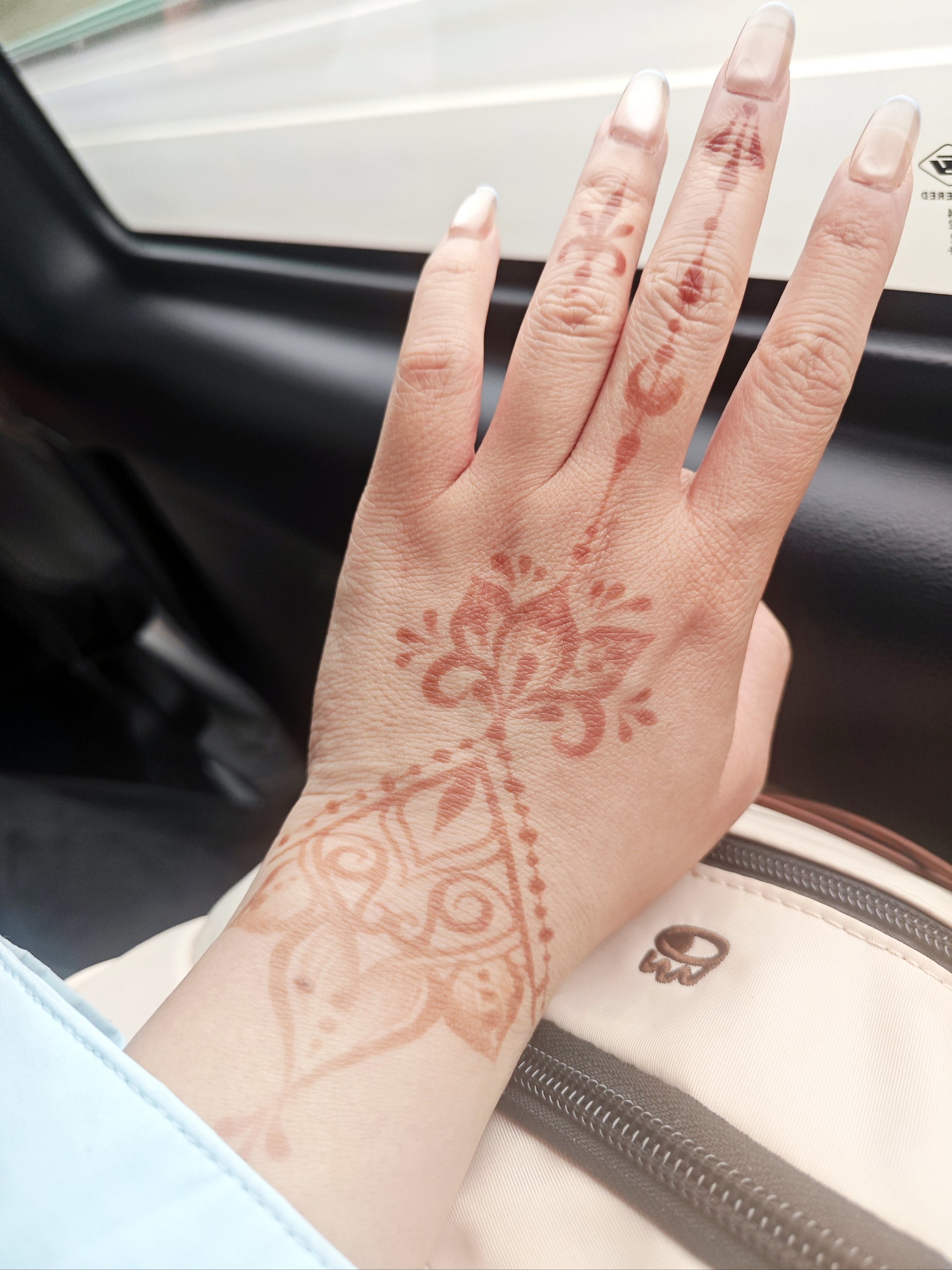 手上的艺术印记