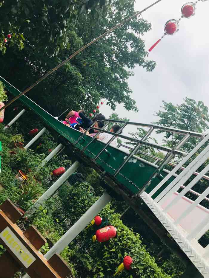 翡翠山山顶五彩滑道售票处-"这项目好玩是挺好玩的,就是有点费屁股,哈