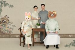 -时光纪亲子全家福照相馆(静安店母女写真父母纪念照)