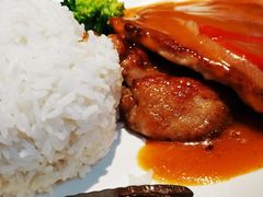 洋葱猪扒饭-香港新发烧腊茶餐厅(书城店)